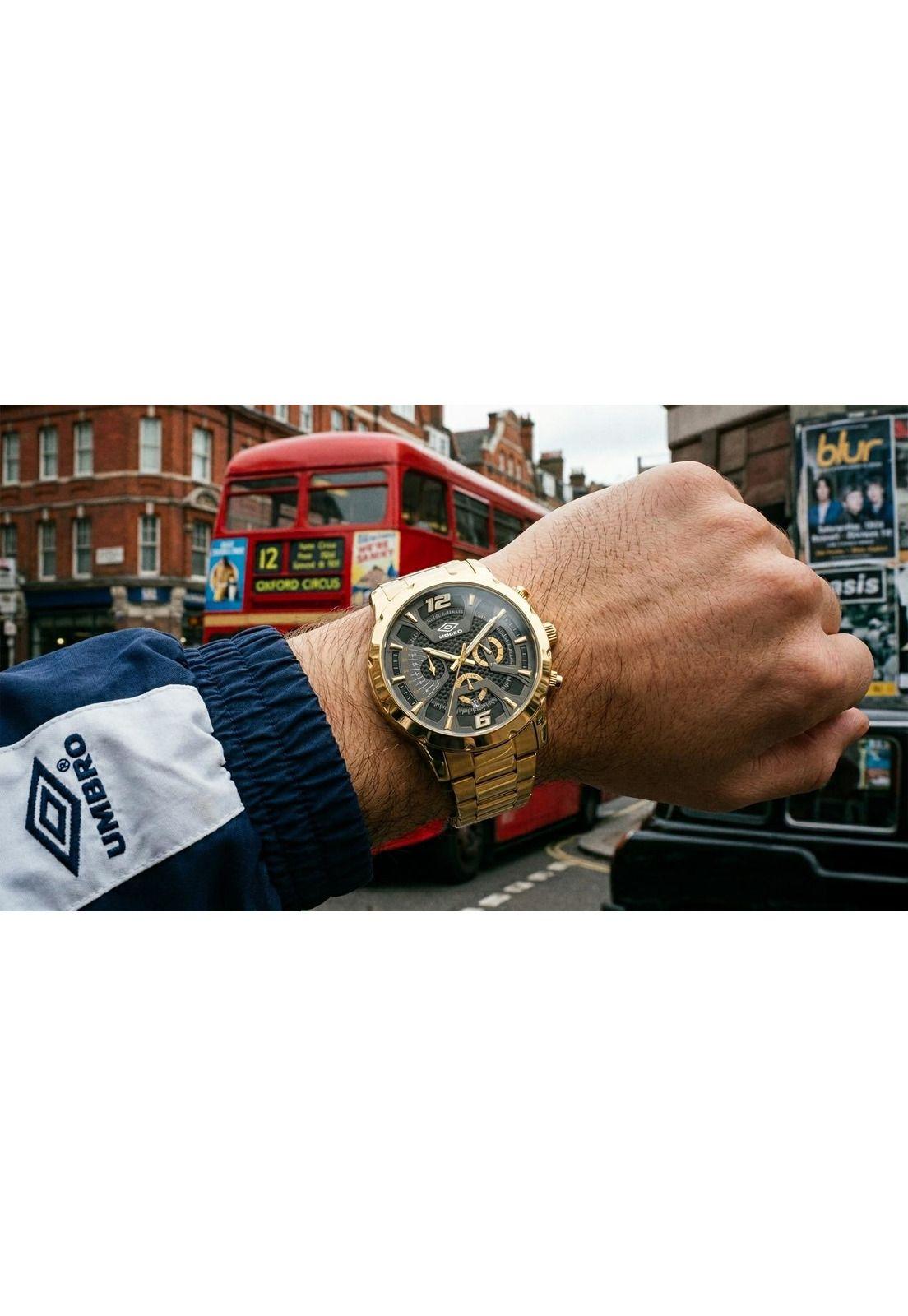Reloj Análogo Hombre Umbro Plus Dorado UMBP-1500-79-4