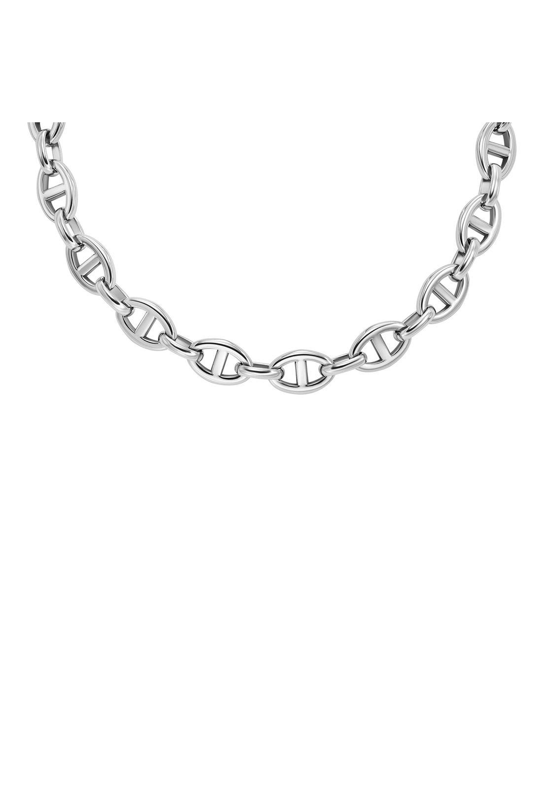Collar Fossil  JA7242040 Plateado Mujer-3