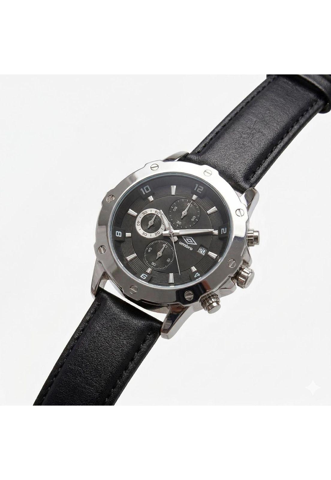 Reloj Análogo Hombre Umbro Plus Negro UMBP-1500-64-2
