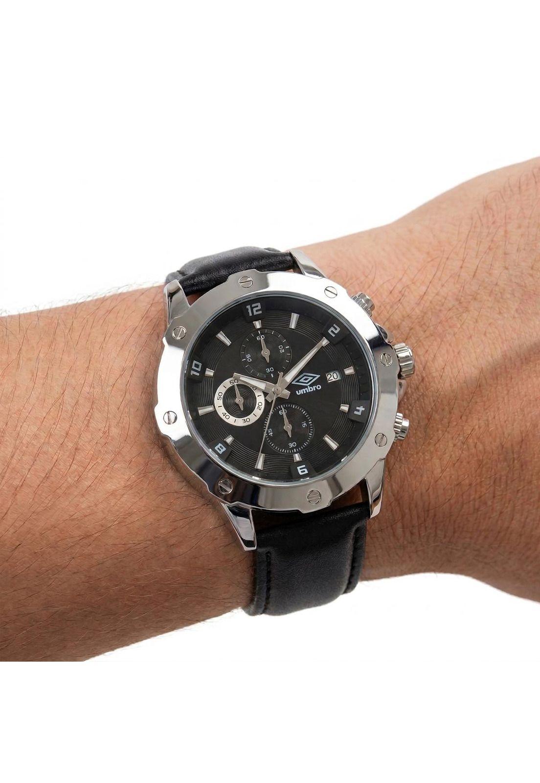 Reloj Análogo Hombre Umbro Plus Negro UMBP-1500-64-3