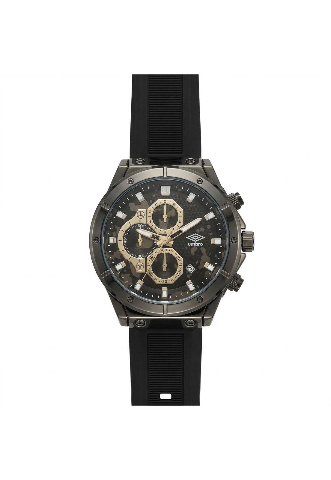 Reloj Análogo Hombre Umbro Plus Negro UMBP-1500-161-0