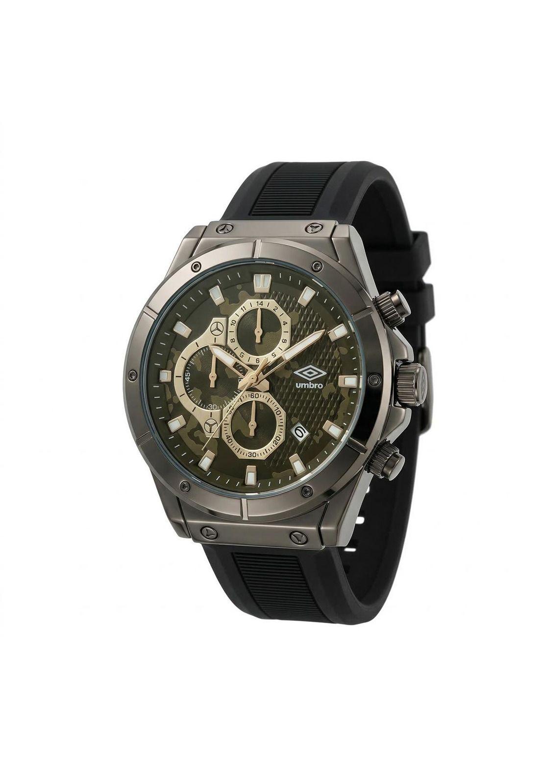 Reloj Análogo Hombre Umbro Plus Negro UMBP-1500-161-1