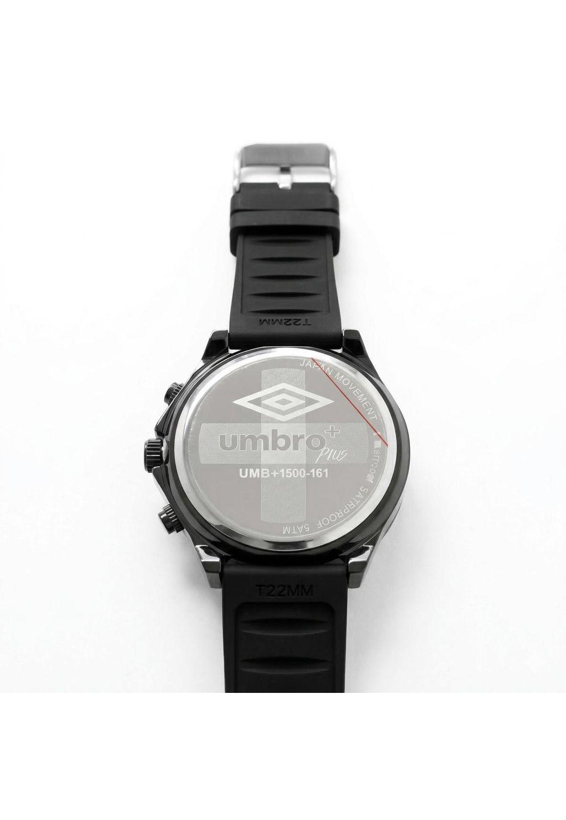 Reloj Análogo Hombre Umbro Plus Negro UMBP-1500-161-2