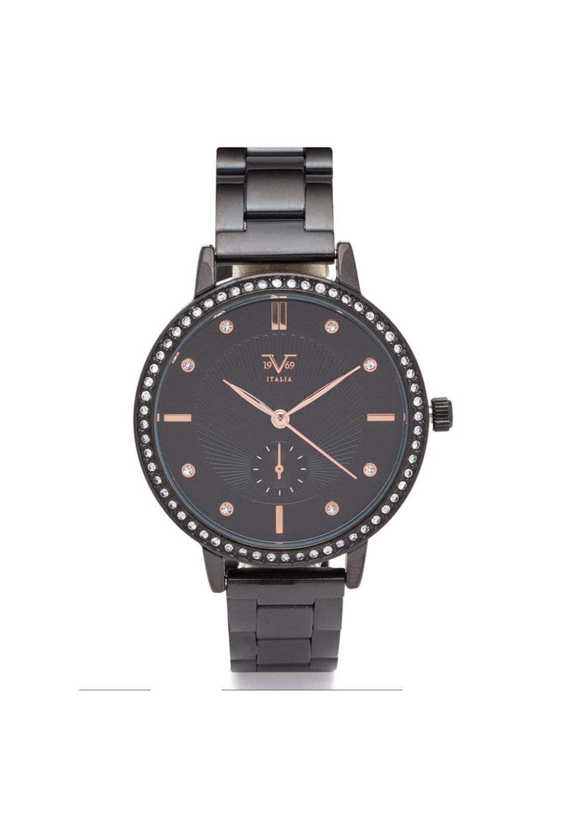 Reloj 19v69 Italia V1969-241-5 Negro Mujer-0