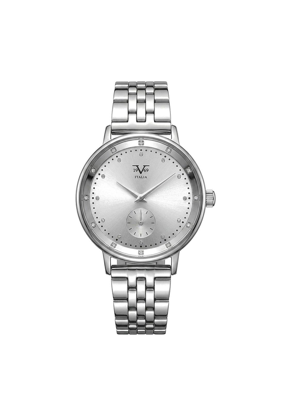 Reloj Análogo Mujer 19V69 Italia Plateado -91-0