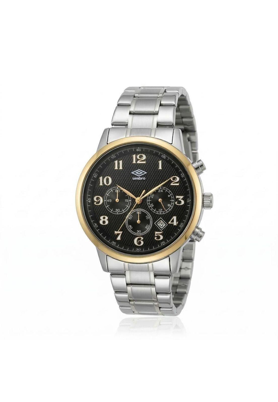 Reloj Análogo Hombre Umbro Plus Plateado UMBP-1500-167-4