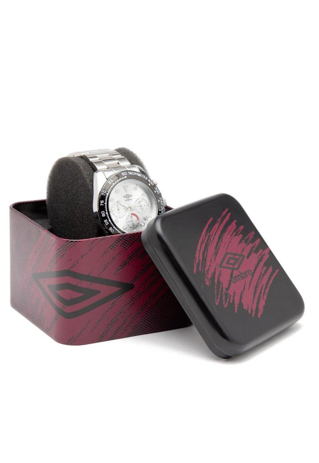 Reloj Umbro Plus UMBP-4900-1 Plateado Hombre-3