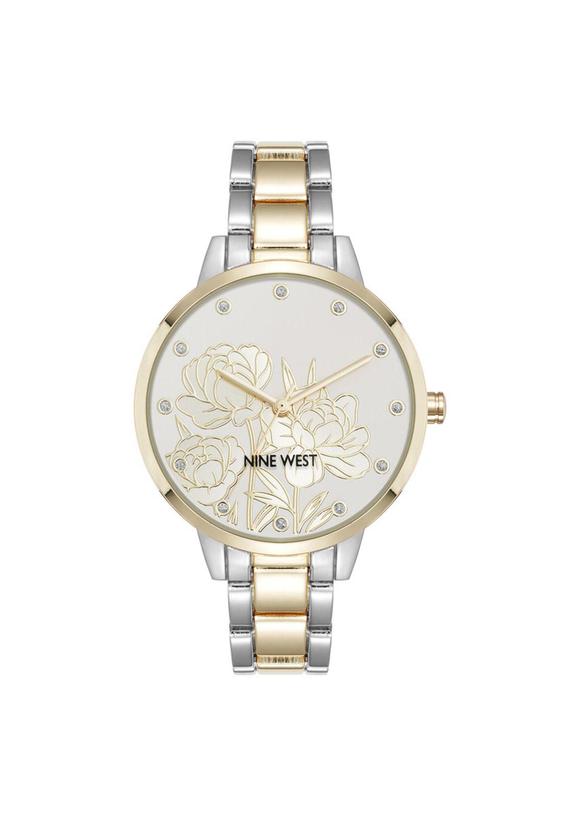 Reloj Mujer Nine West Plateado Nw/2099Fltt-0