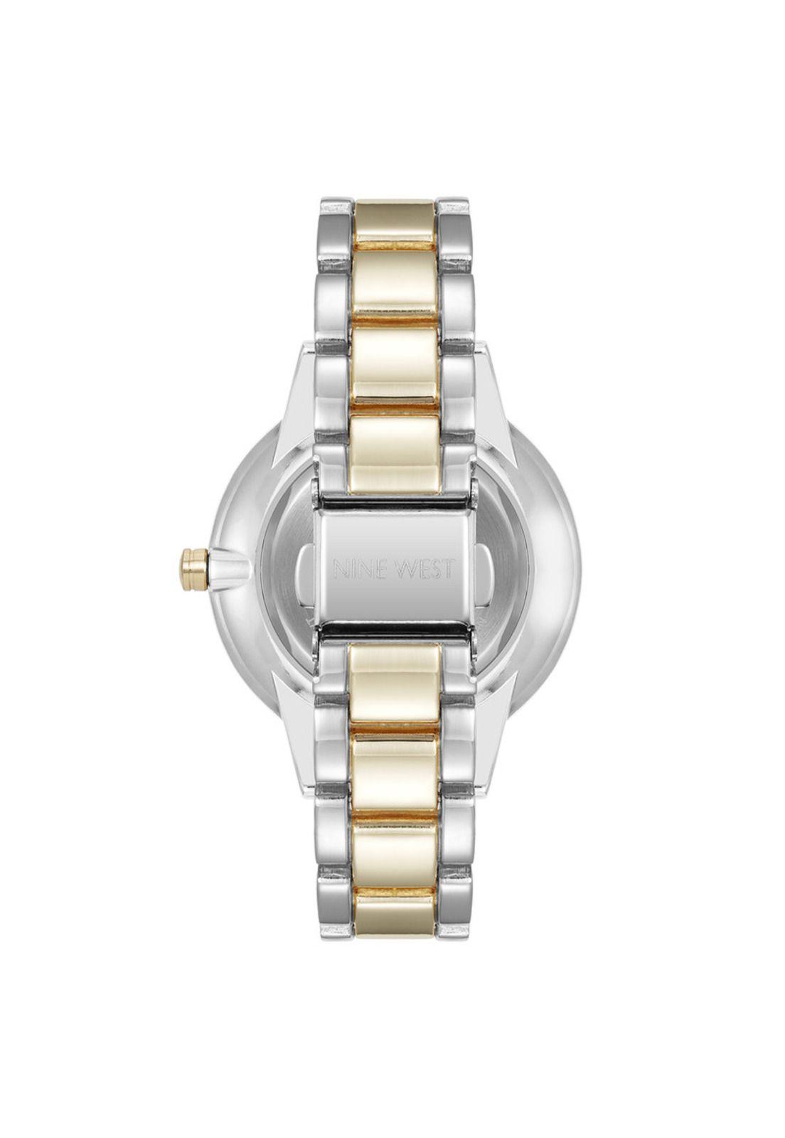 Reloj Mujer Nine West Plateado Nw/2099Fltt-1