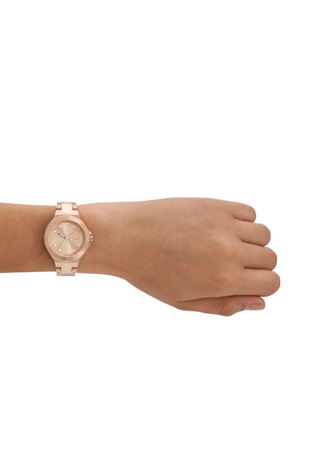 Reloj DKNY NY6642 Oro rosa Mujer-2