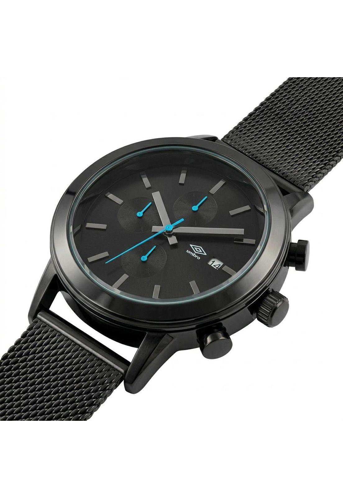 Reloj Análogo Hombre Umbro Plus Negro UMBP-1500-196-1