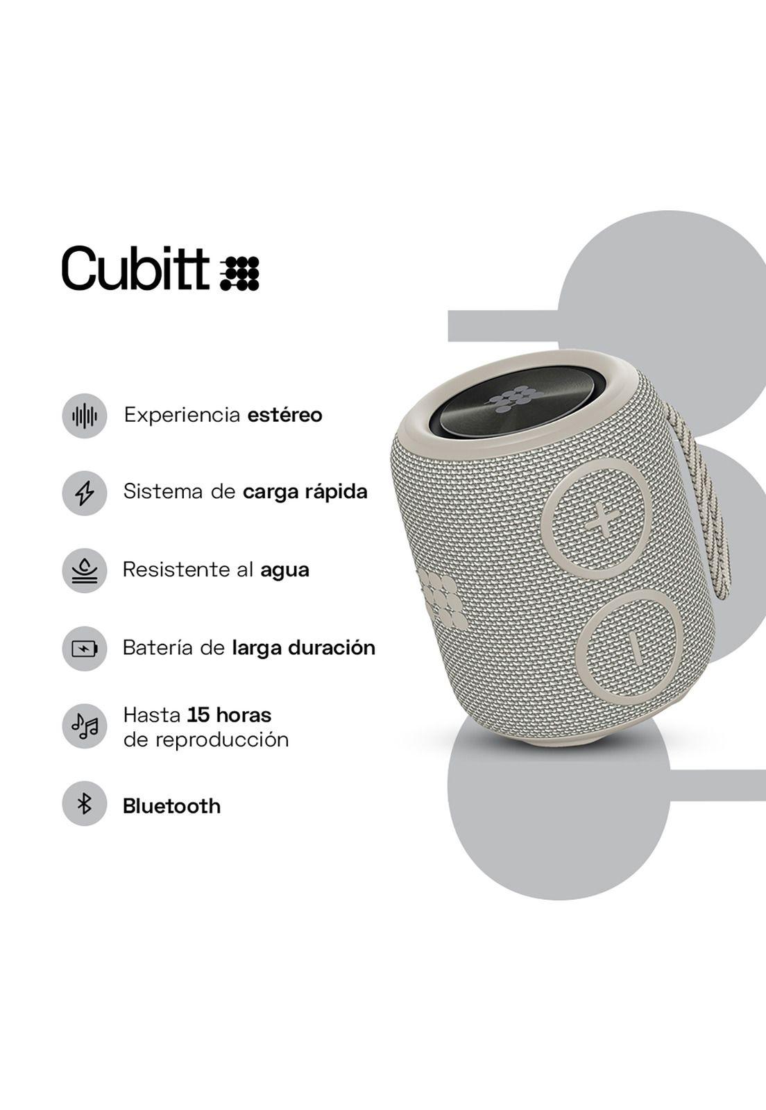 Parlante Cubitt CT-PWGO8 Unisex Gris-2