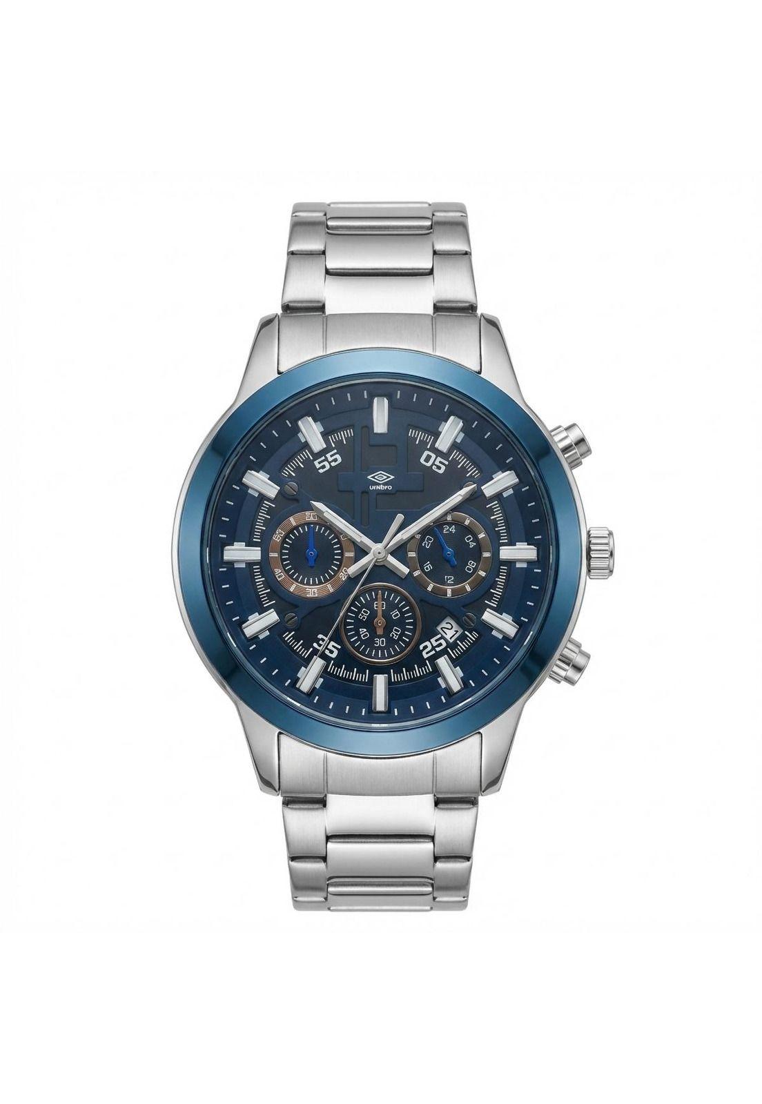 Reloj Análogo Hombre Umbro Plus Plateado UMBP-1500-102-0