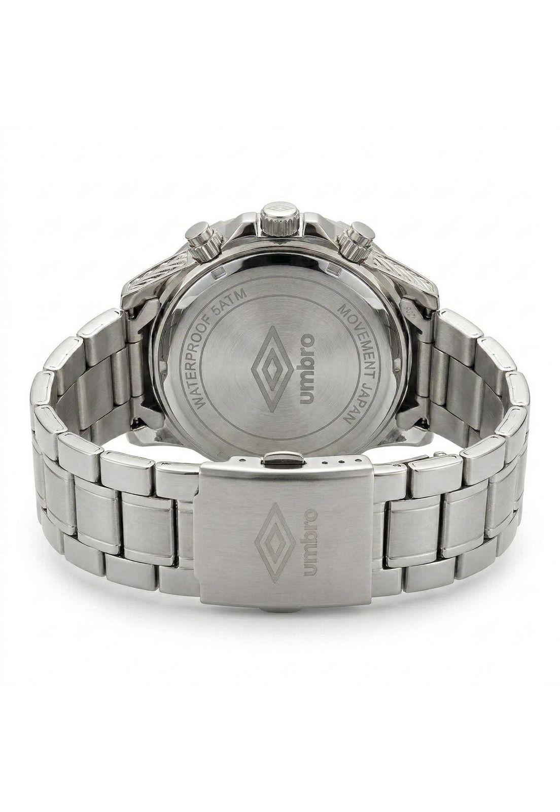 Reloj Análogo Hombre Umbro Plus Plateado UMBP-1500-102-2