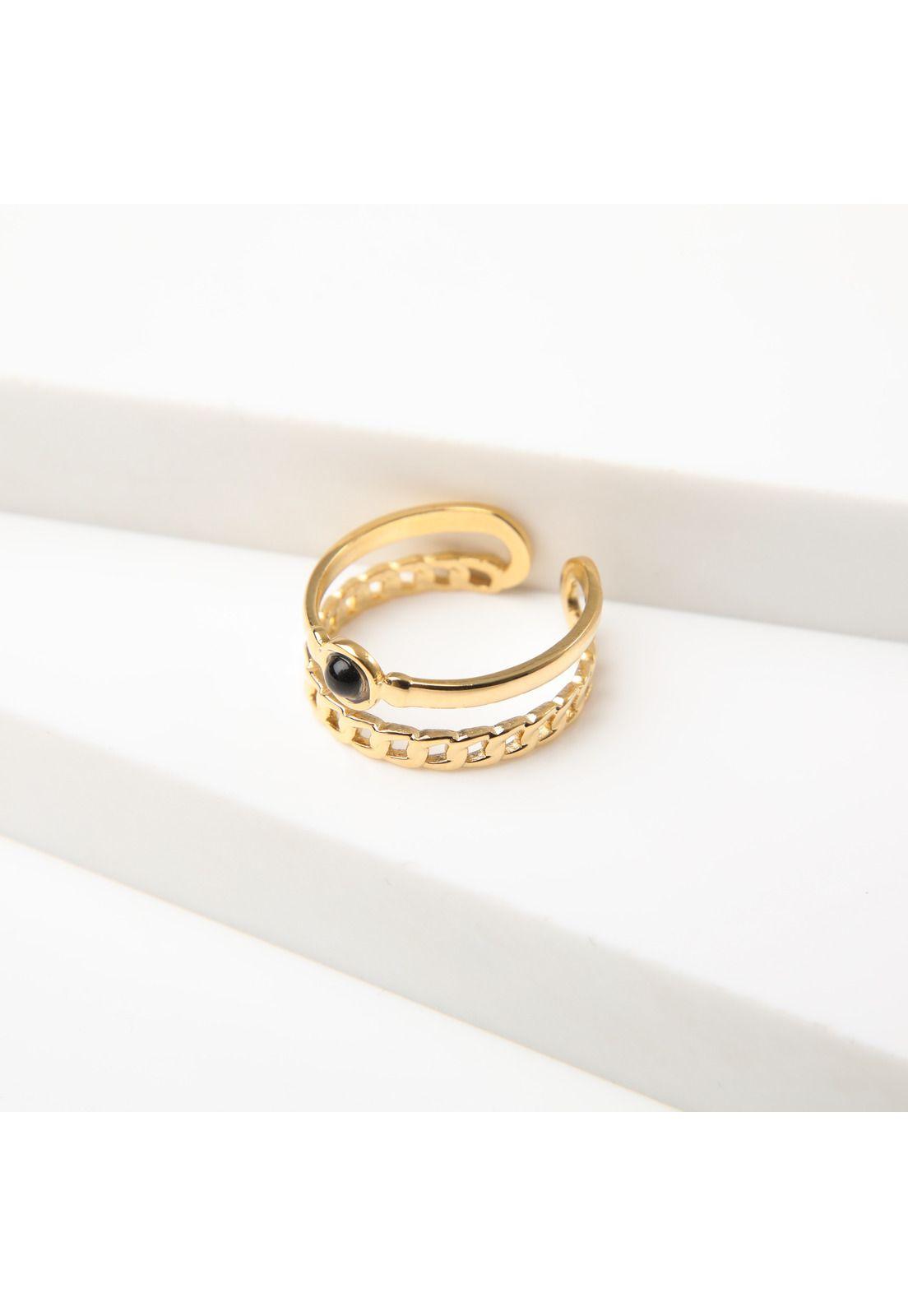 Anillo  19v69 Dorado Mujer STR132-2
