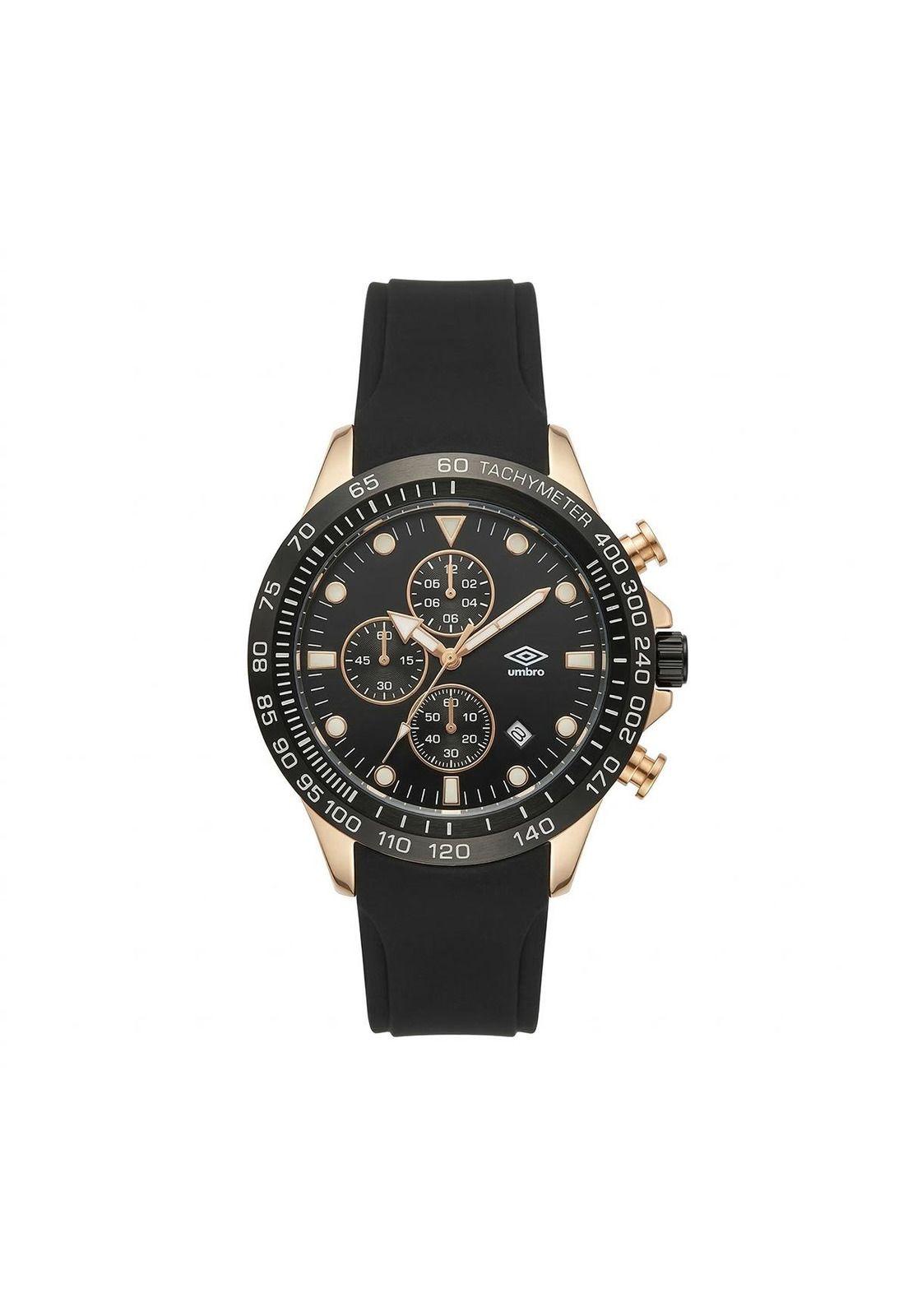 Reloj Análogo Hombre Umbro Plus Negro UMBP-1500-113-0