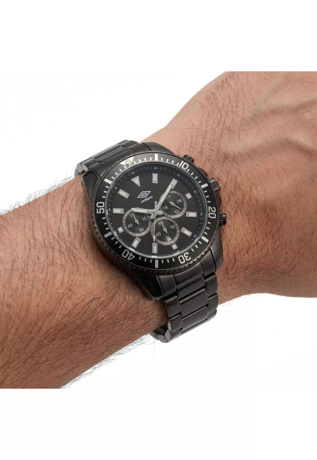 Reloj Análogo Hombre Umbro Plus Negro UMBP-1500-105-3