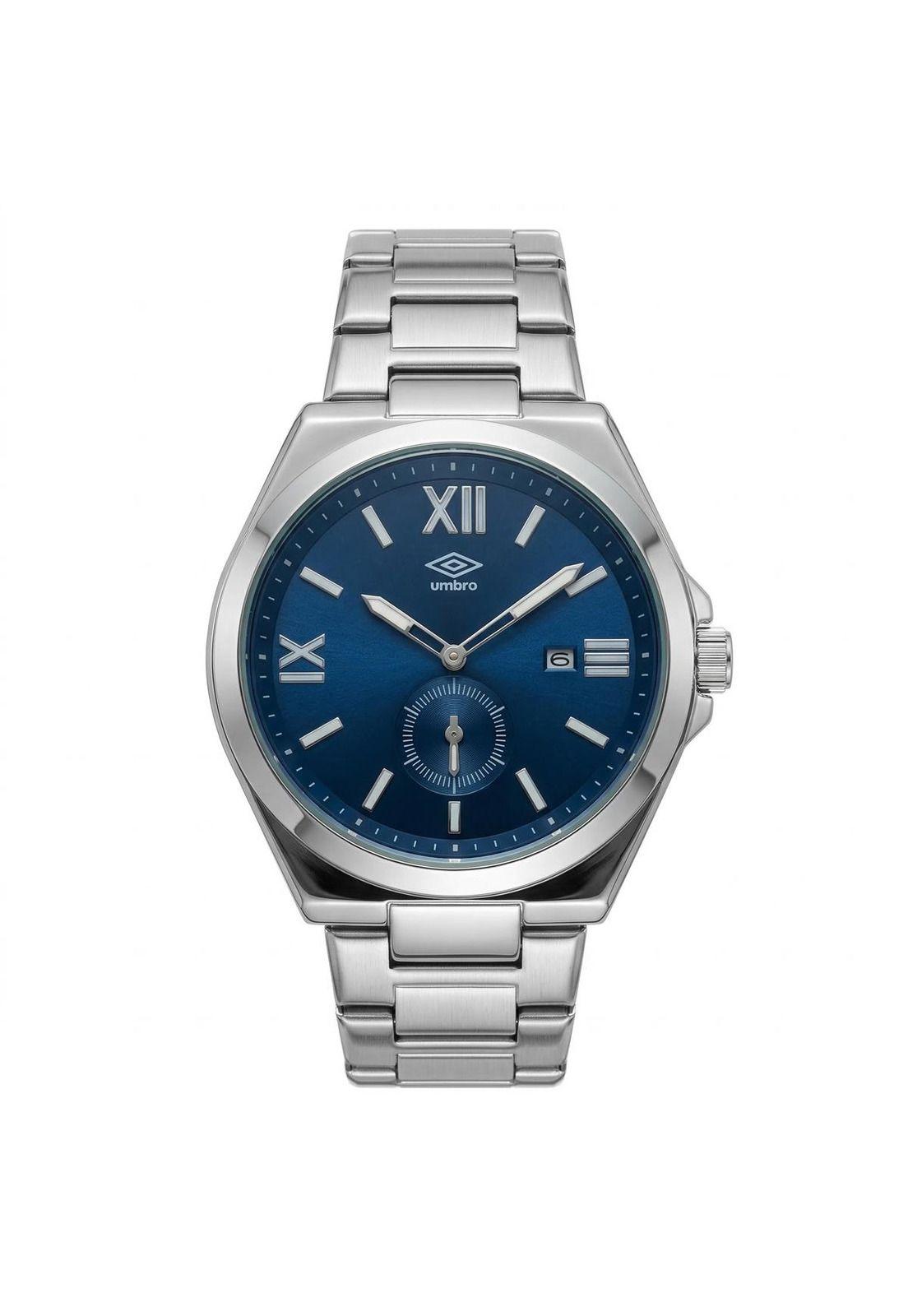 Reloj Análogo Hombre Umbro Plus Plateado UMBP-1500-211-0