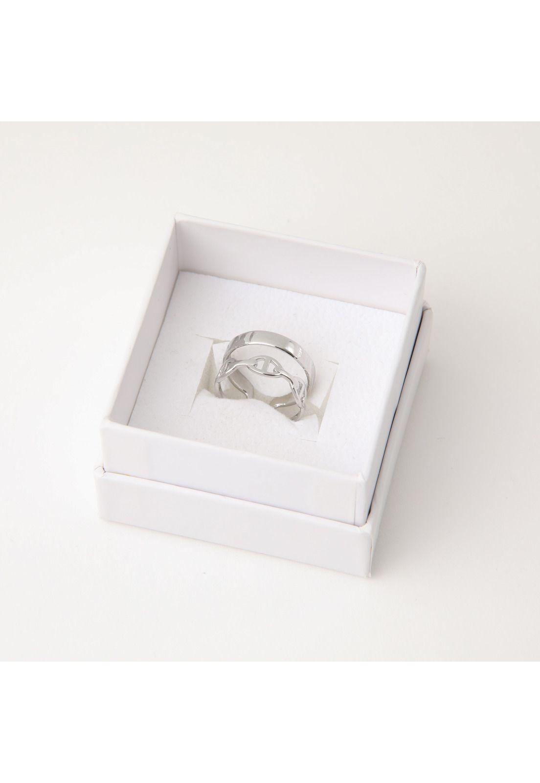 Anillo  19v69 Plateado Mujer STR281-2