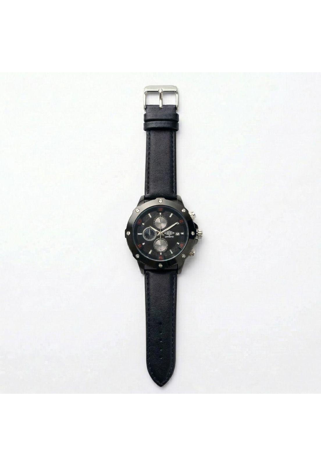 Reloj Análogo Hombre Umbro Plus Negro UMBP-1500-63-5