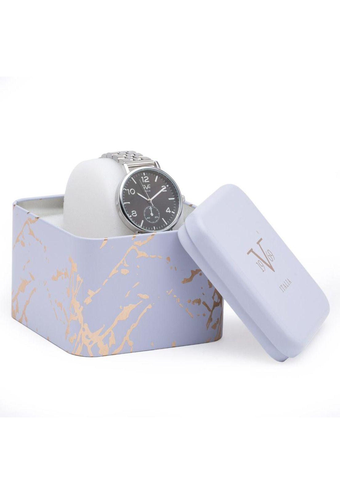 Reloj 19v69 Italia V1969-252-2 Plateado Mujer-3