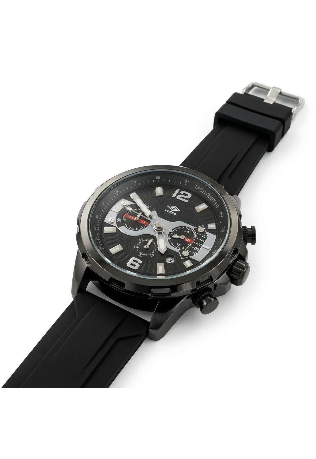 Reloj Análogo Hombre Umbro Plus Negro UMBP-1500-193-1