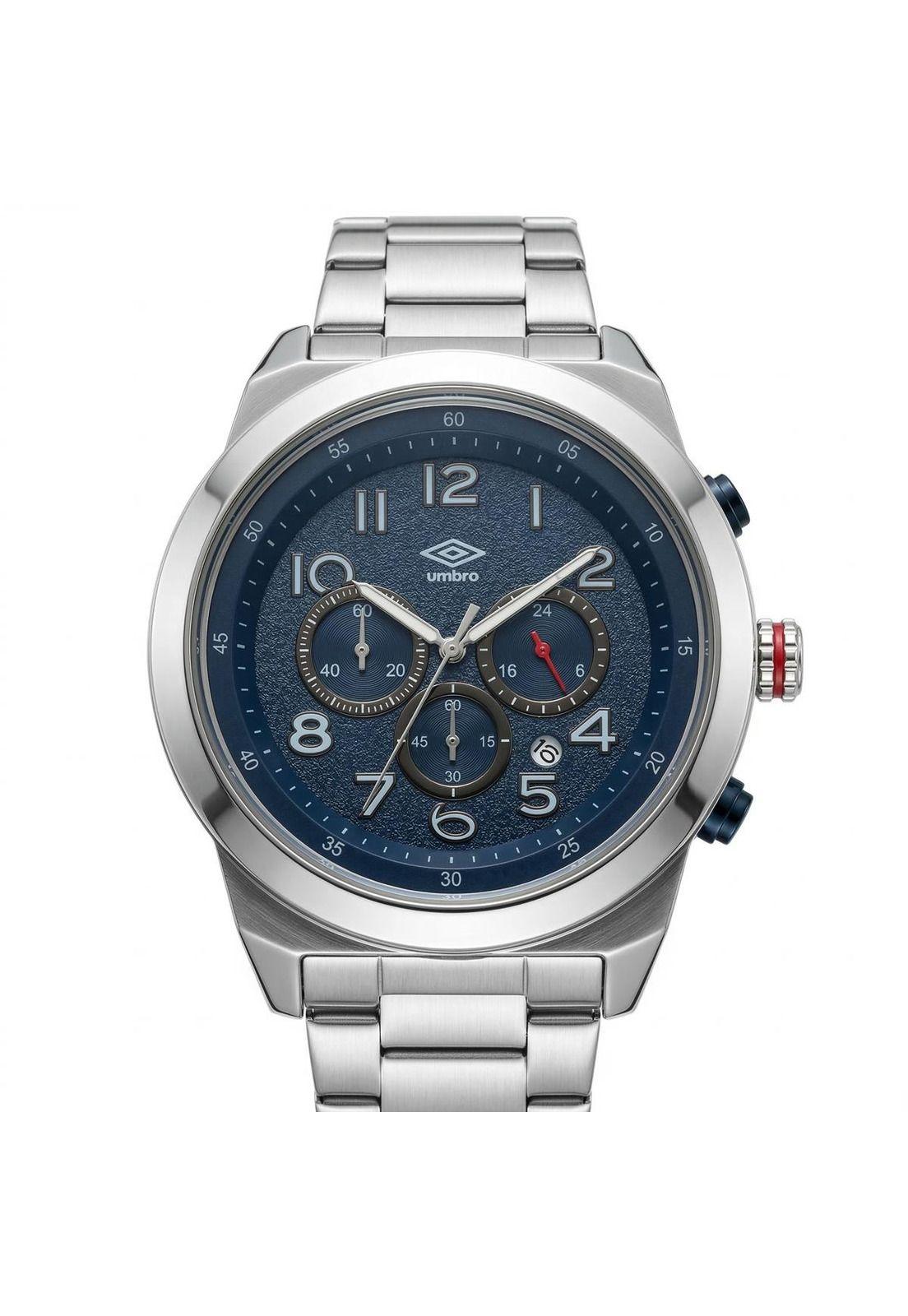 Reloj Análogo Hombre Umbro Plus Plateado UMBP-1500-124-0
