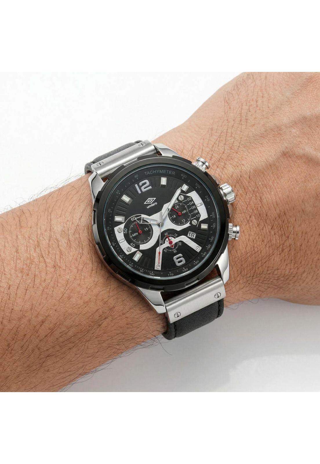 Reloj Análogo Hombre Umbro Plus Negro UMBP-1500-191-3