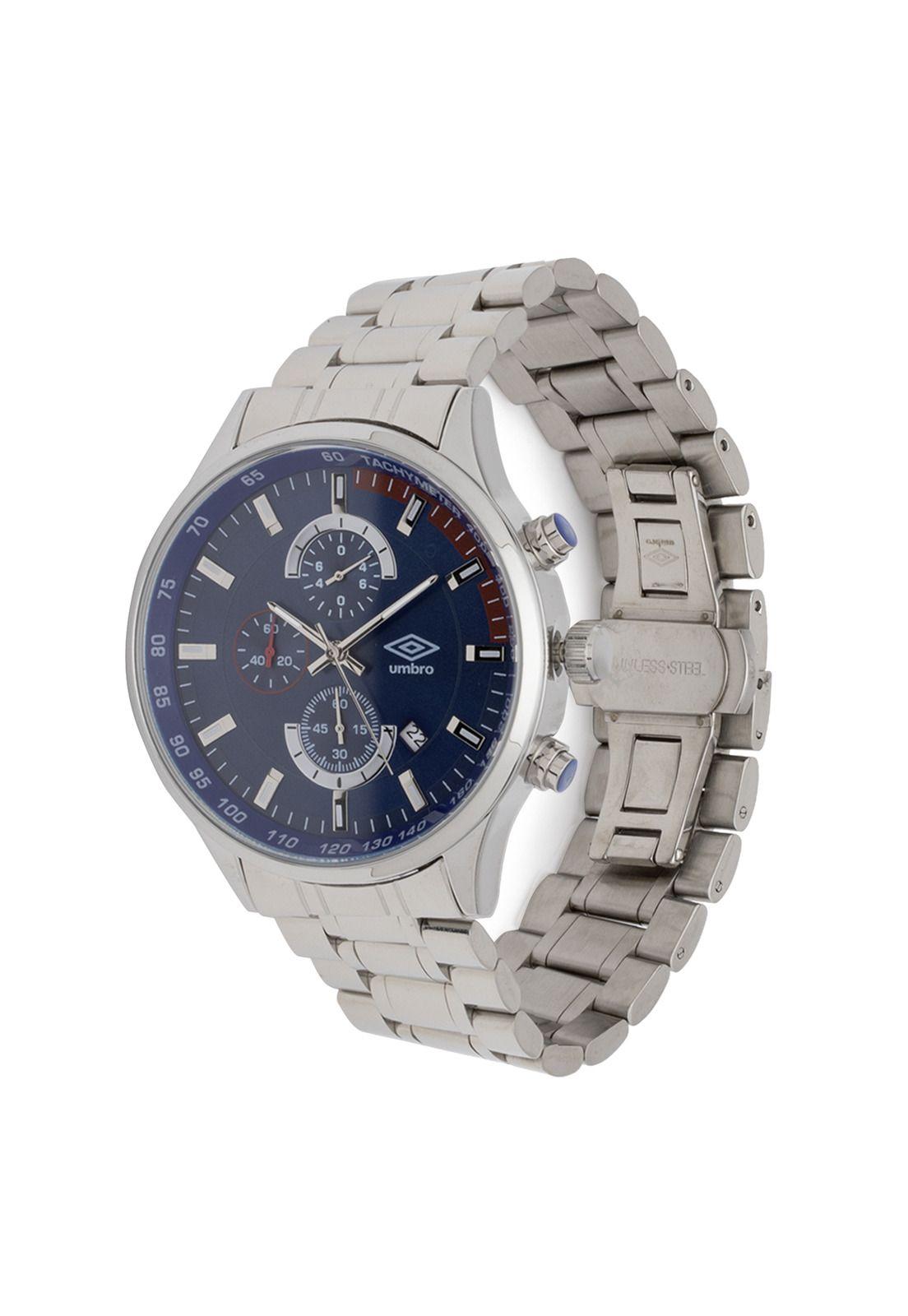 Reloj Umbro Plus UMBP-2800-1 Plateado Hombre-2