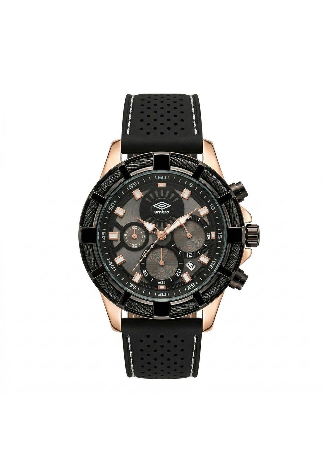 Reloj Análogo Hombre Umbro Plus Negro UMBP-1500-65-0