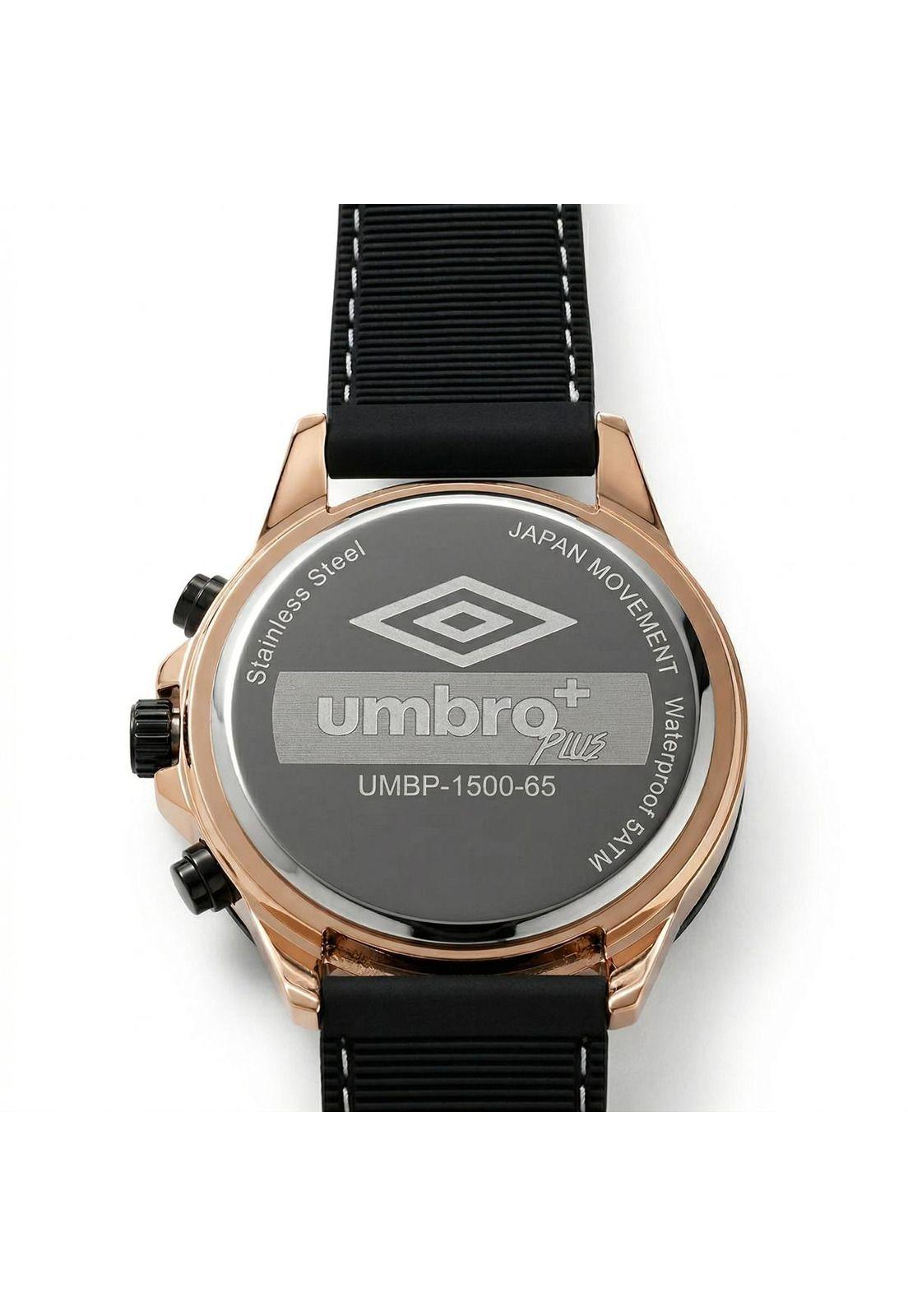 Reloj Análogo Hombre Umbro Plus Negro UMBP-1500-65-2