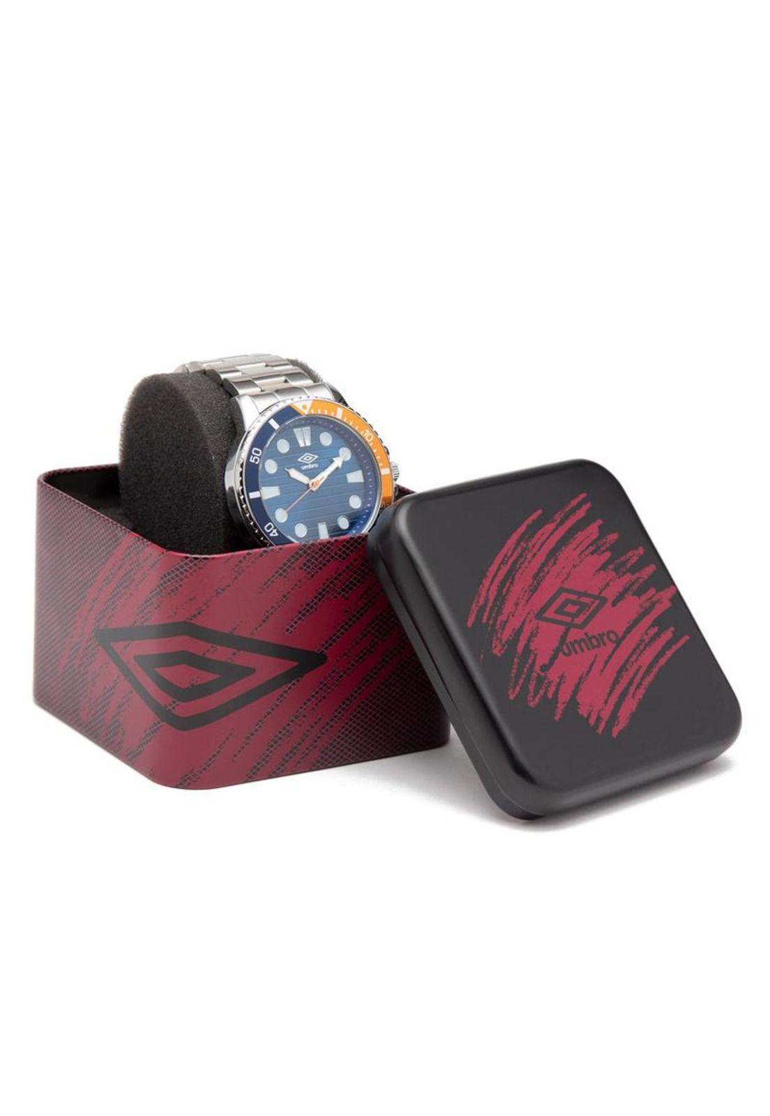 Reloj Umbro Plus UMBP-4100-5 Plateado Hombre-1