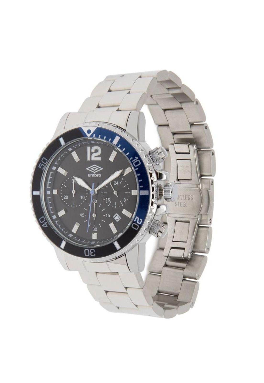 Reloj Umbro Plus UMBP-4200-3 Plateado Hombre-2