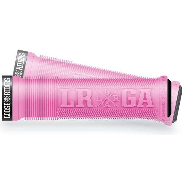 Puños bicicleta Loose Riders rosado 31.2-0
