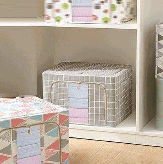 Cestas de Almacenamiento Plegable, Tela Cajas de Almacenamiento para estantes Cubos de Tela para Alm-1