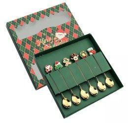 Set de cucharas Navideñas 6 piezas-1