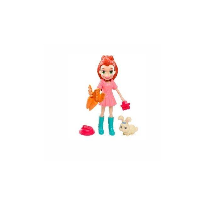 Muñeca Polly Pocket Y mascota -2