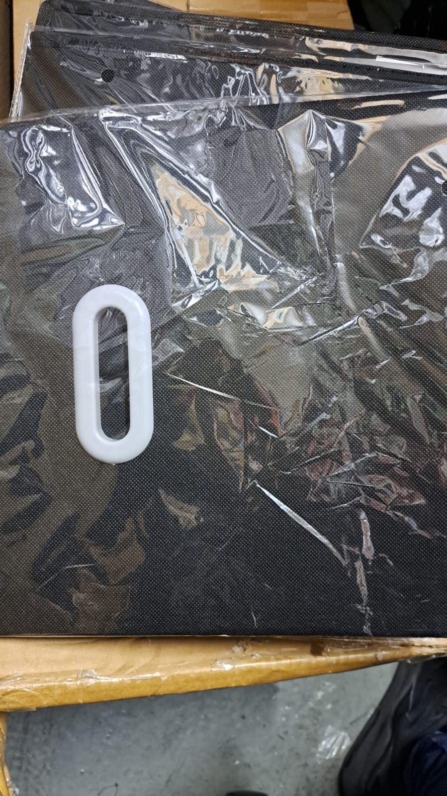 Caja de almacenamiento ropa para el hogar cubo organizador plegable portátil-2