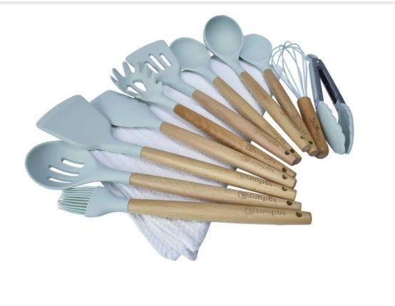 Utensilios cocina madera y silicona-1