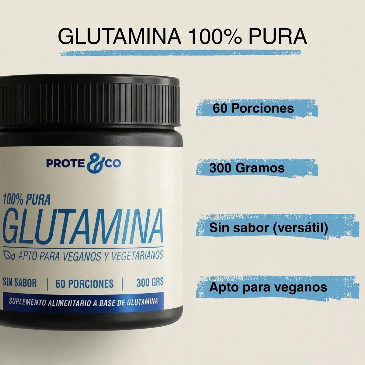 Glutamina 100 300 Gr Prote Co-1