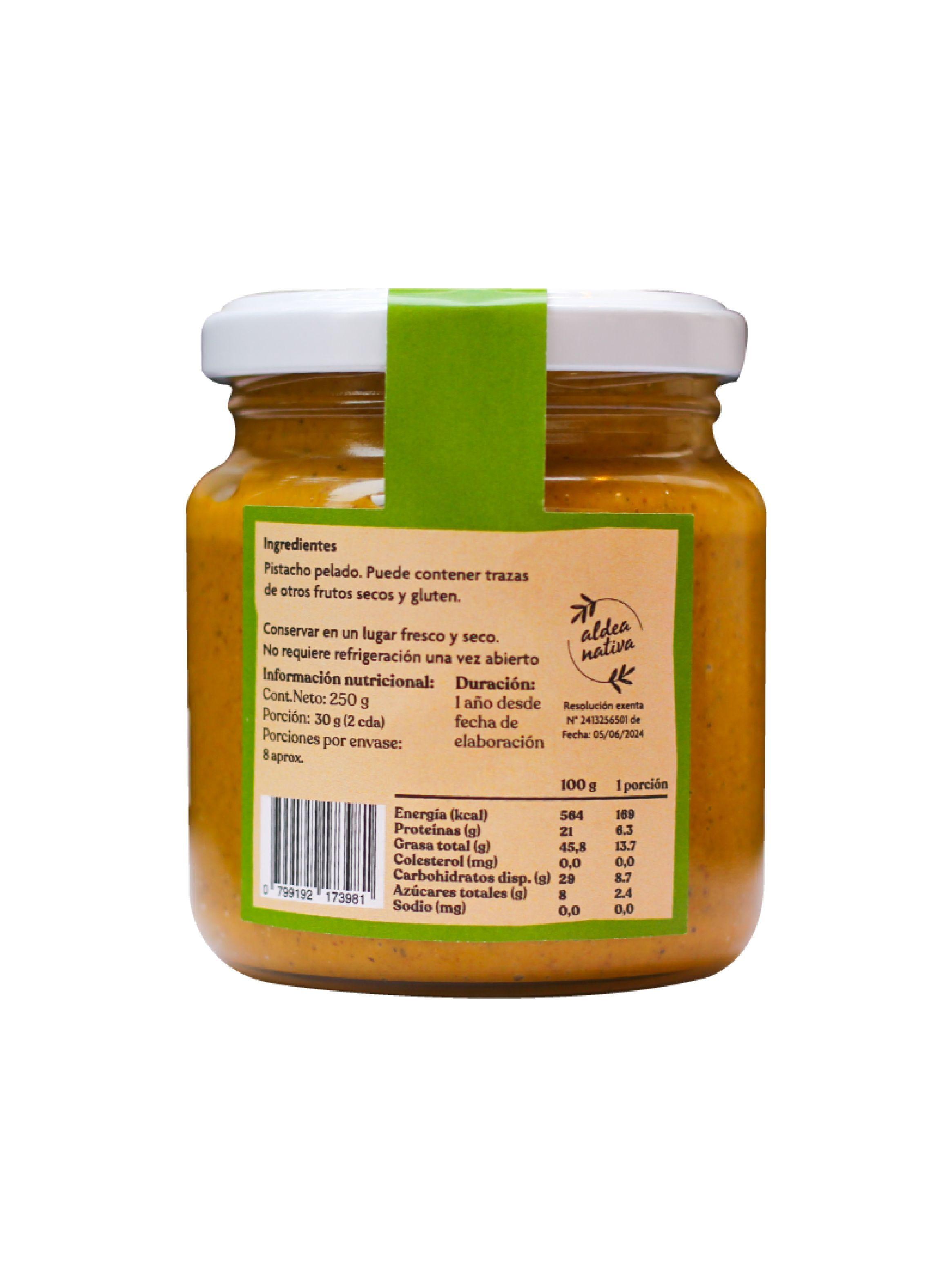 Mantequilla de pistacho 250 gr-1