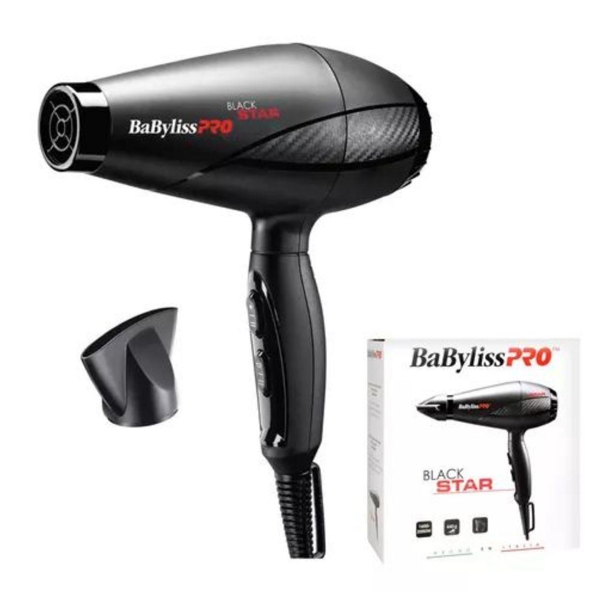 Secador De Cabello Profesional Babyliss Pro Black Star-0