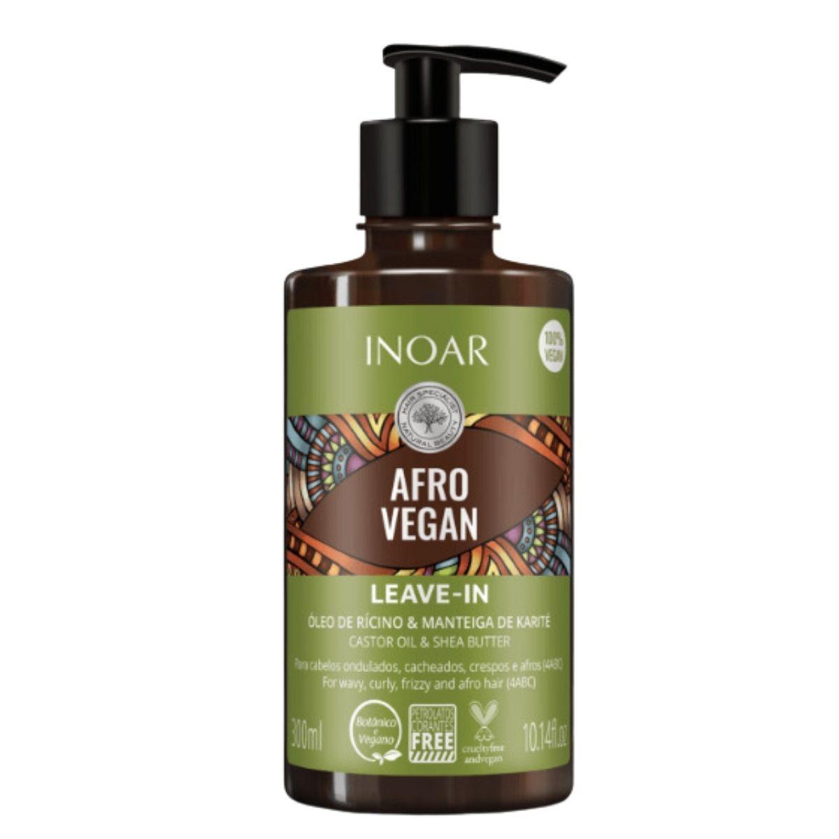 Afro Vegan Leave In Inoar 300ml-1