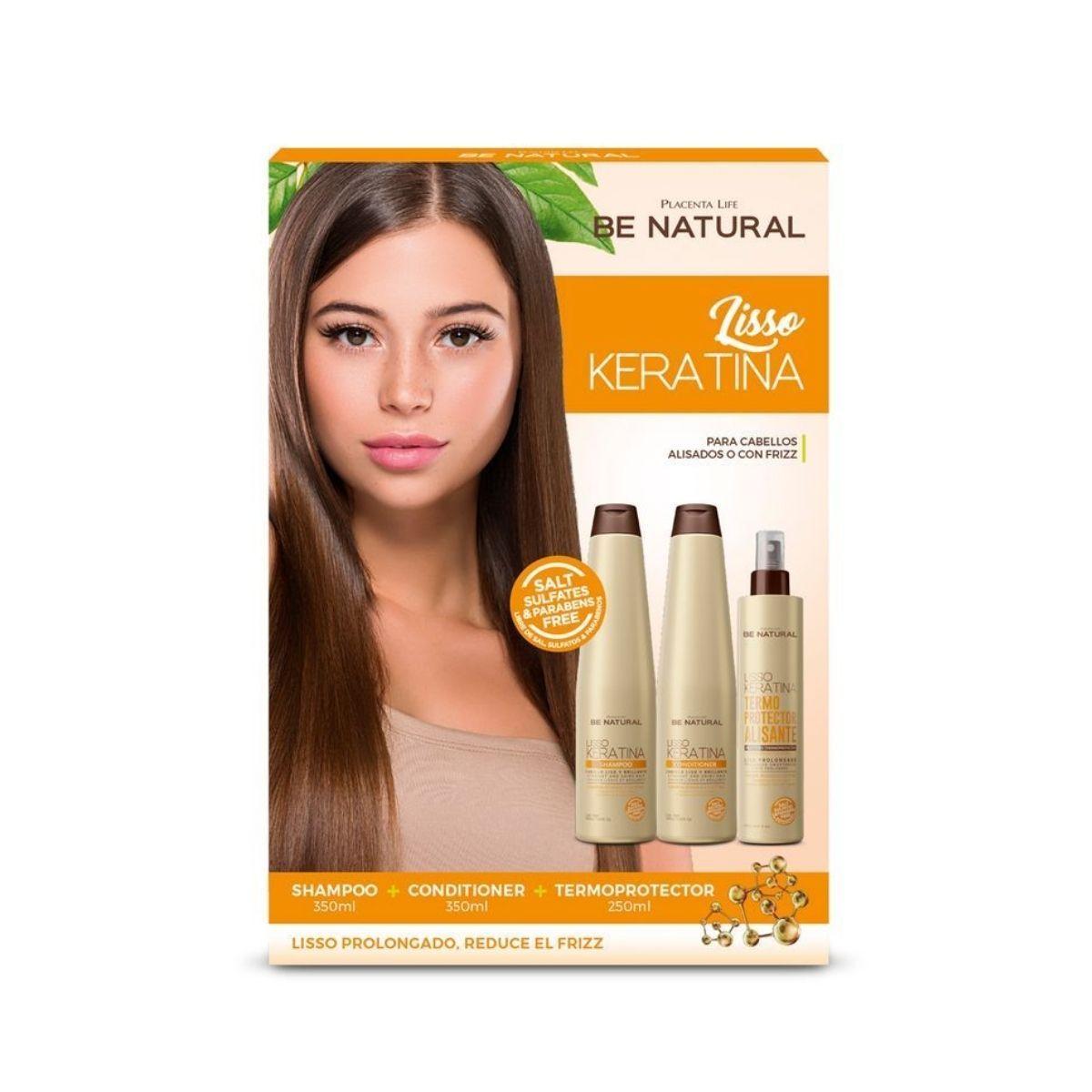 Set Lisso Keratina X3 Productos Be Natural -3