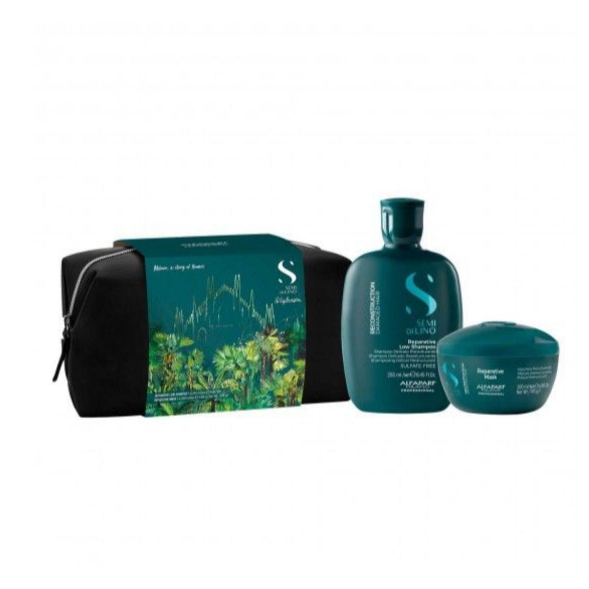Set Holiday Shampoo Y Mascara Reparative Alfaparf-0