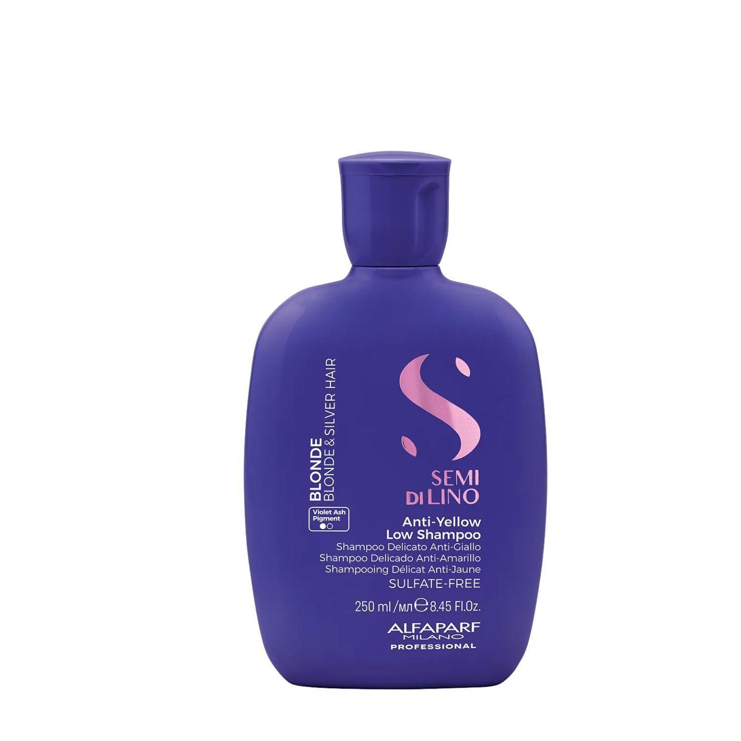 Shampoo Anti-Yellow Low Para Cabello Rubio Alfaparf 250ml-0