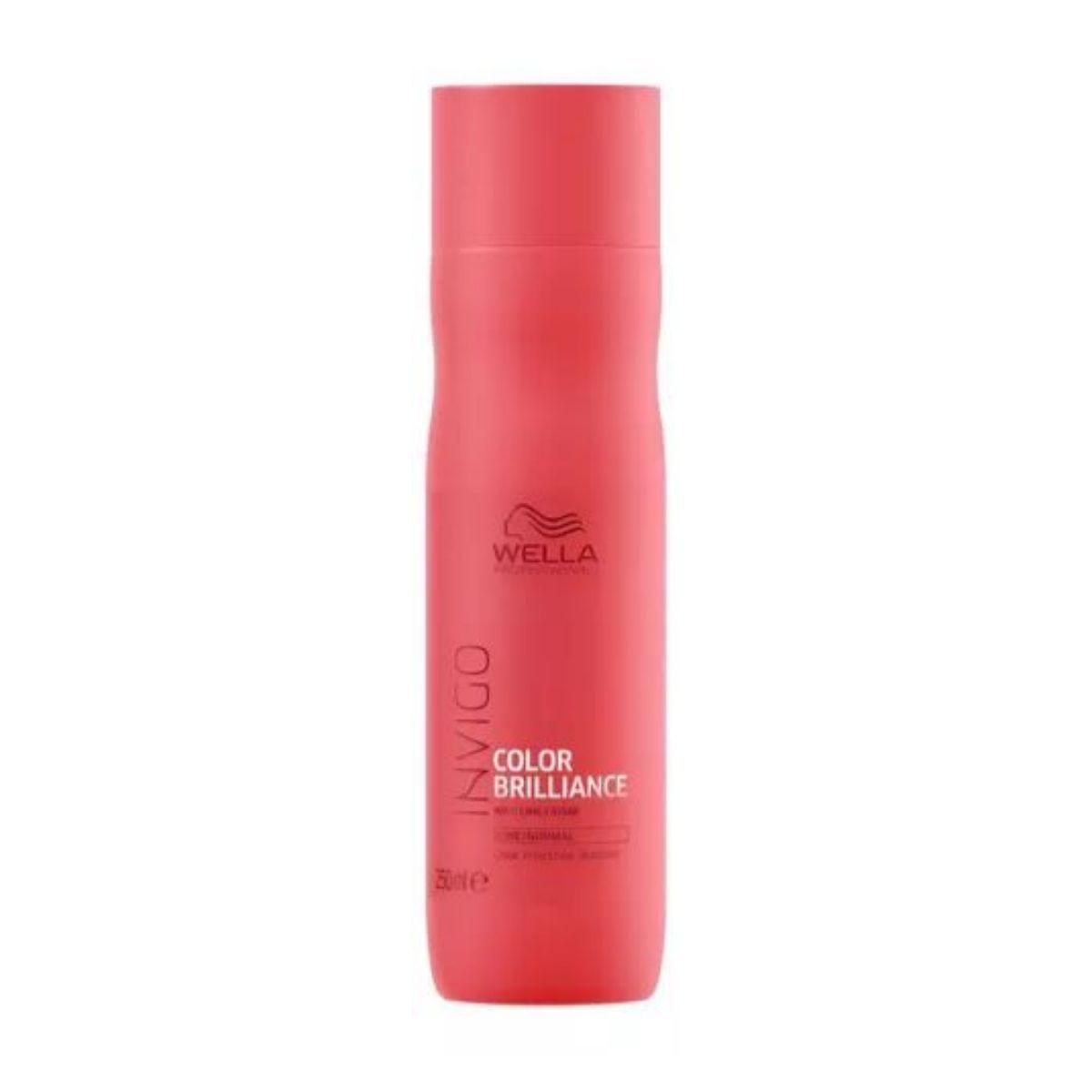 Set Shampoo Wella 250ml+ Mascara 150ml Color Brilliance-1