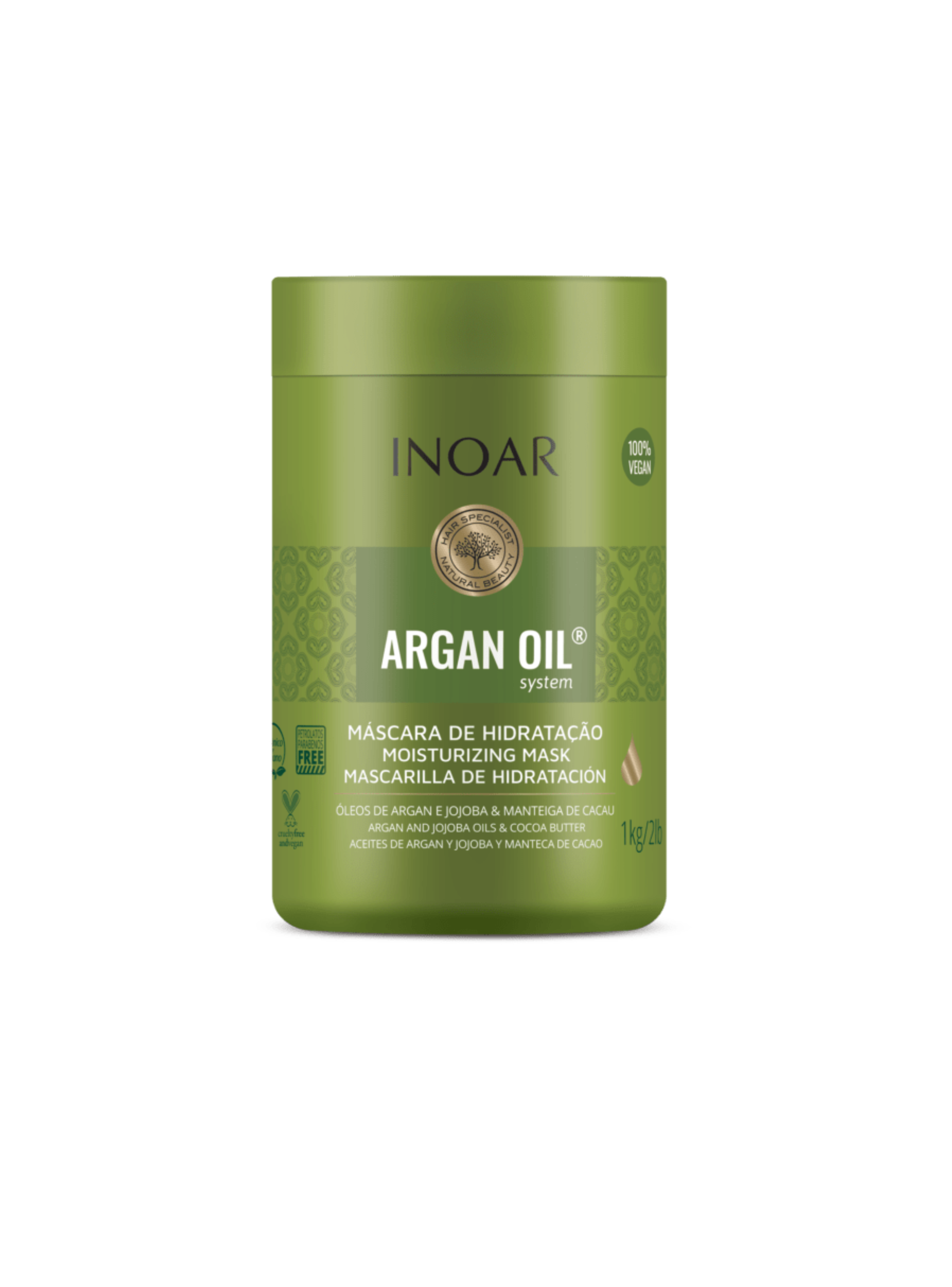 Mascara Argan Oil Inoar 1 Kg Hidratación Vegano-0