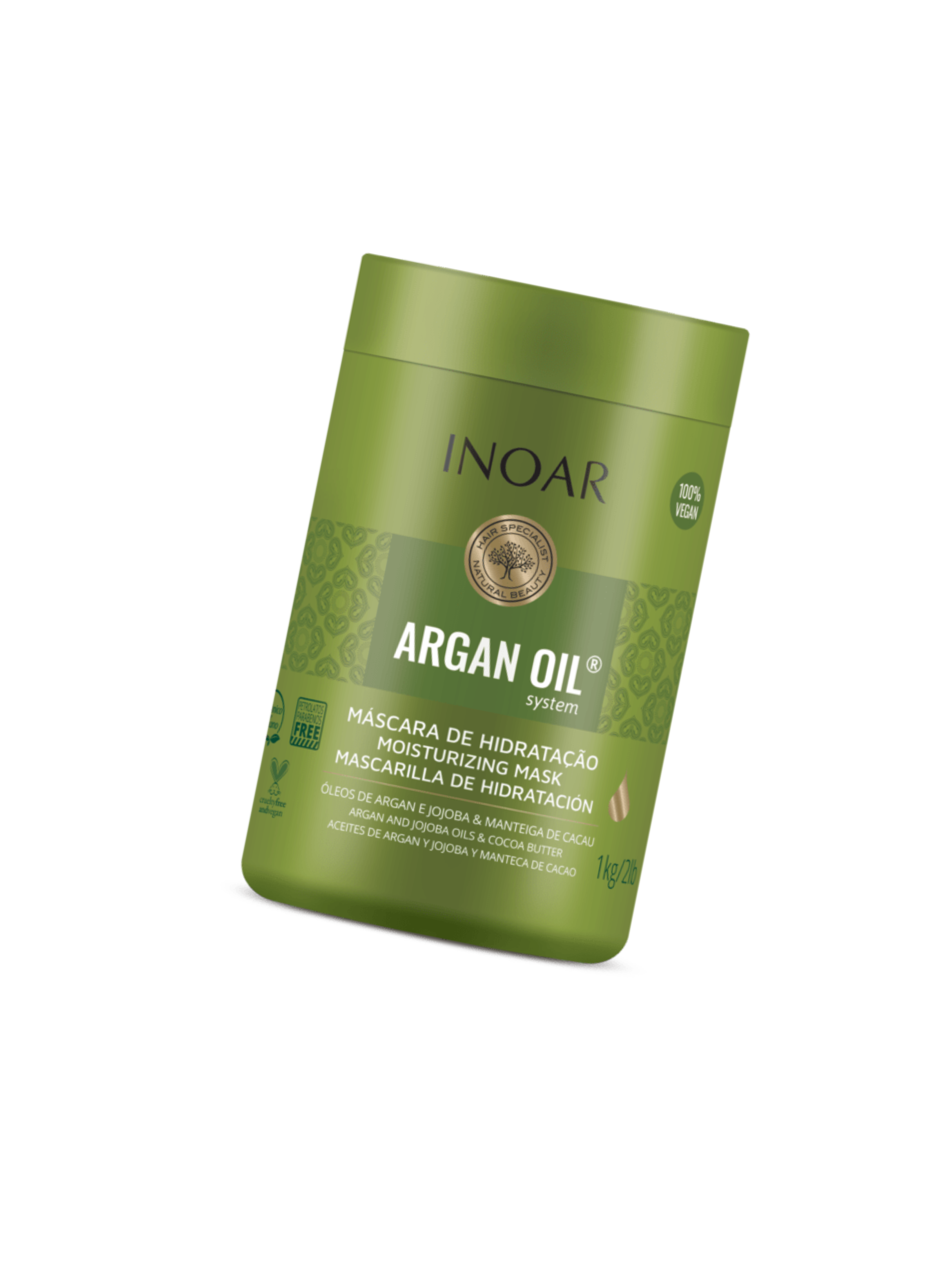 Mascara Argan Oil Inoar 1 Kg Hidratación Vegano-1