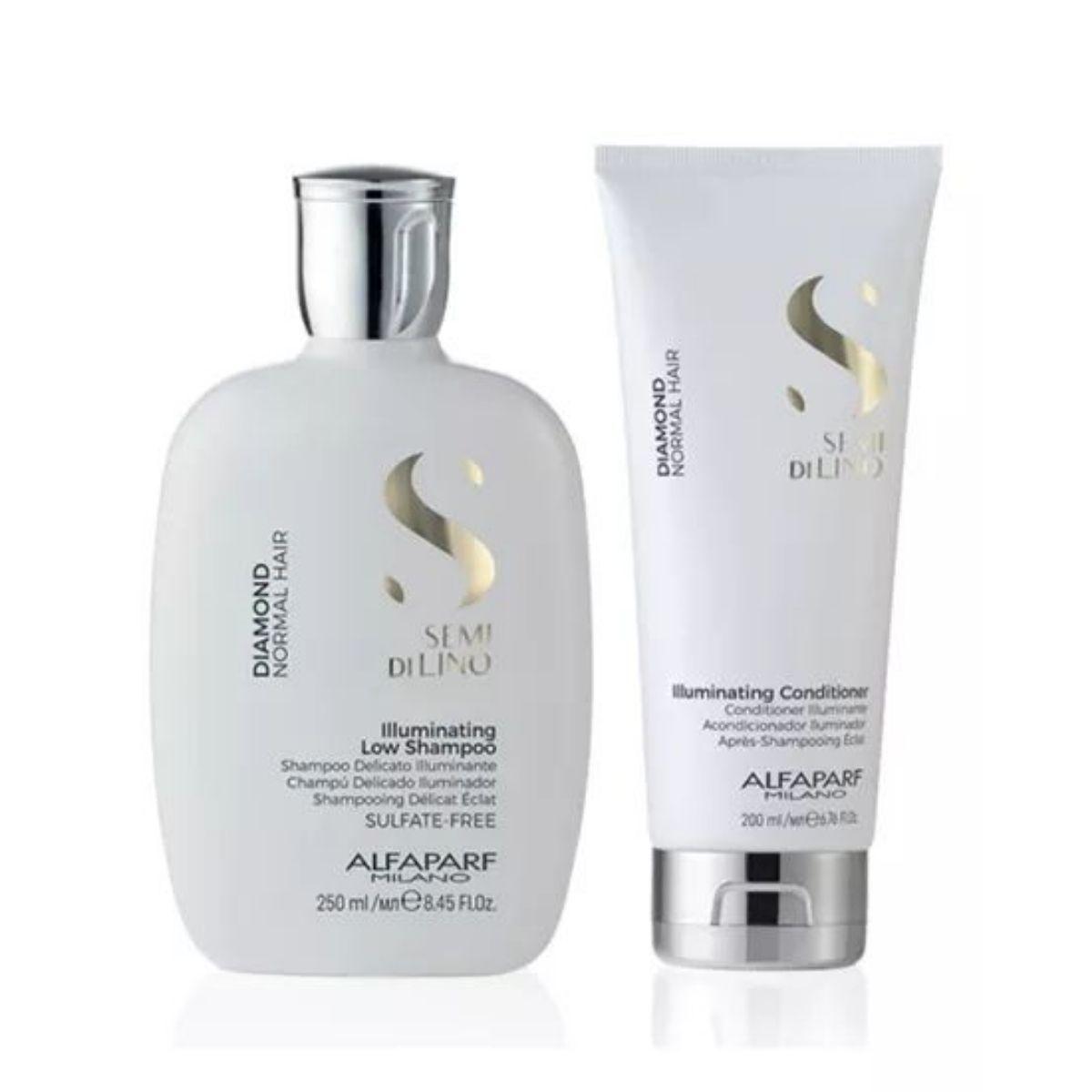 Set Holiday Shampoo Y Acondicionador Diamond Illuminating Alfaparf -1